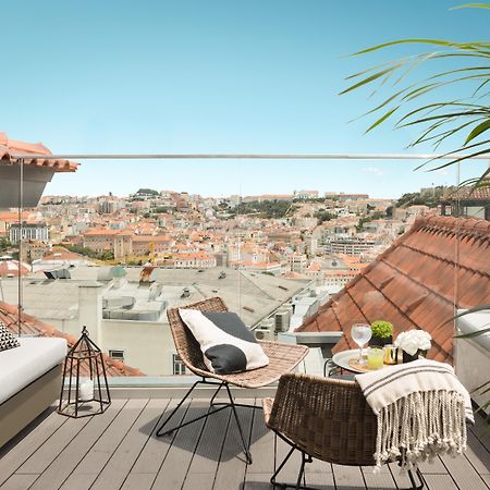 The Lumiares Hotel & Spa - Small Luxury Hotels Of The World Lisbon Exterior photo The rooftop terrace