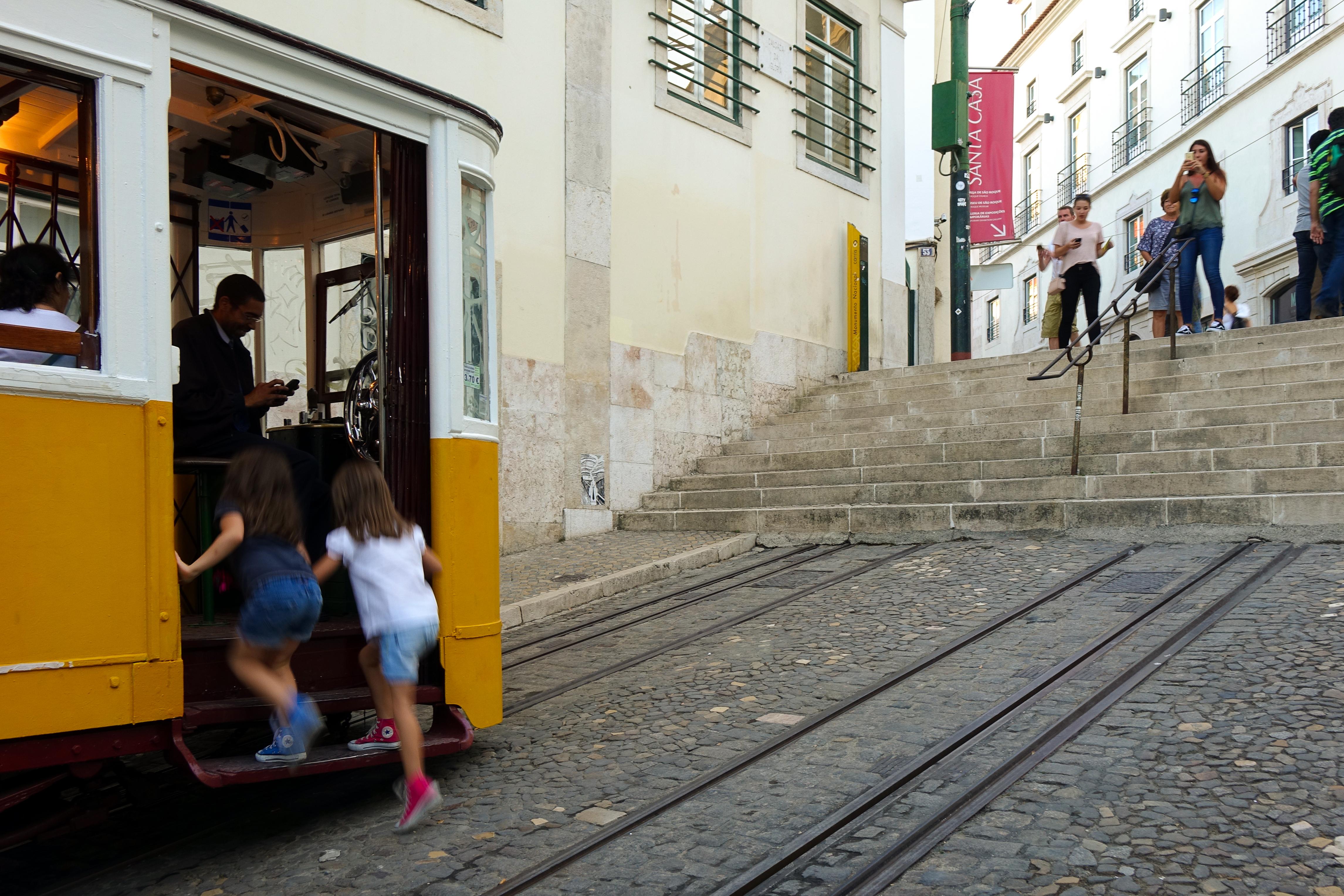 The Lumiares Hotel & Spa - Small Luxury Hotels Of The World Lisbon Exterior photo The lower end of the street, with the tram