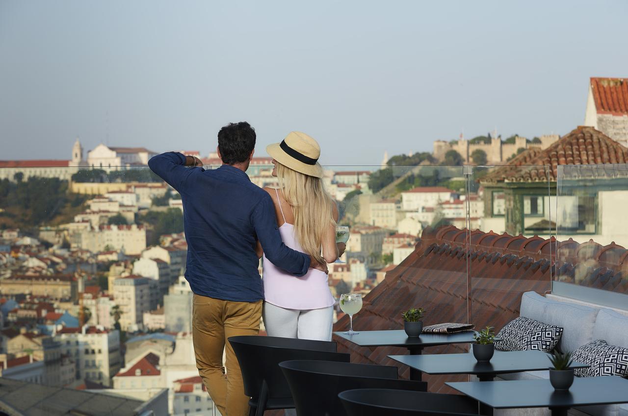 The Lumiares Hotel & Spa - Small Luxury Hotels Of The World Lisbon Exterior photo View from the rooftop